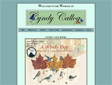 Tablet Screenshot of cyndycallog.com